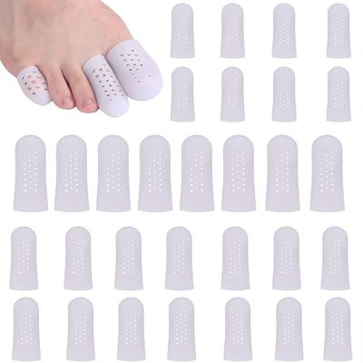 30Pcs Toe Protectors Silicone Breathable Toe Cover Toenail Friction Reduce 3Size