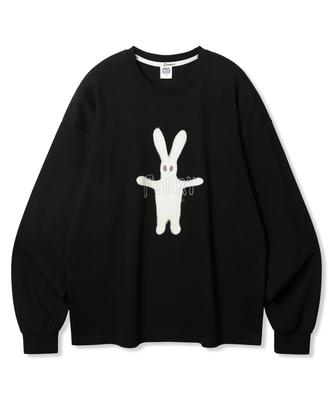 ALVINCLO Rabbit Oversized Long Sleeve Tee Avt379 (2 Colors)