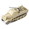 1/72 WWII German Half Track Air Defense Truck SD. Kfz.7/2 Antiair Armored Vehicle Model 4D Assemble Military Chariot Toy