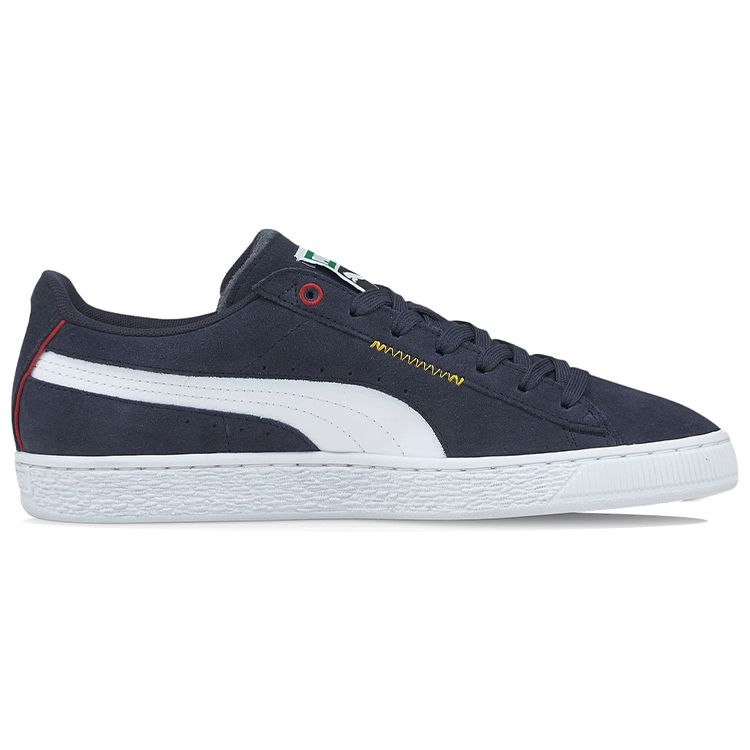 Puma Suede Displaced - Parisian Night Men Sneakers Blue White Dark-Slate 382875-04