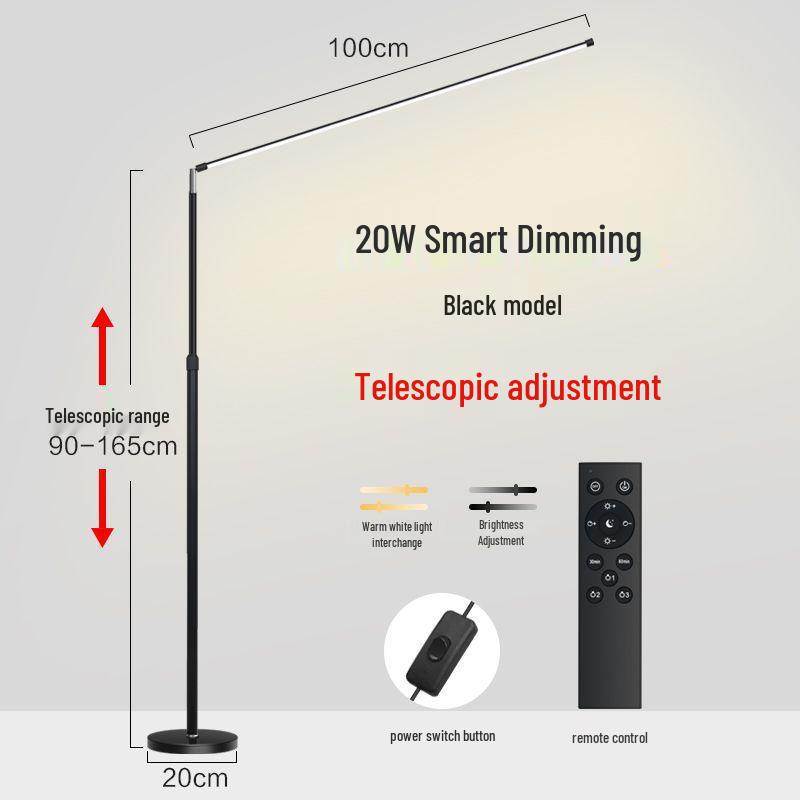 Adjustable Floor Lamp for Reading, Living Room, and Bedroom