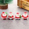 Bonsai Decor Micro Landscape Christmas Figurines Miniature Snowman Santa Claus Xmas Tree