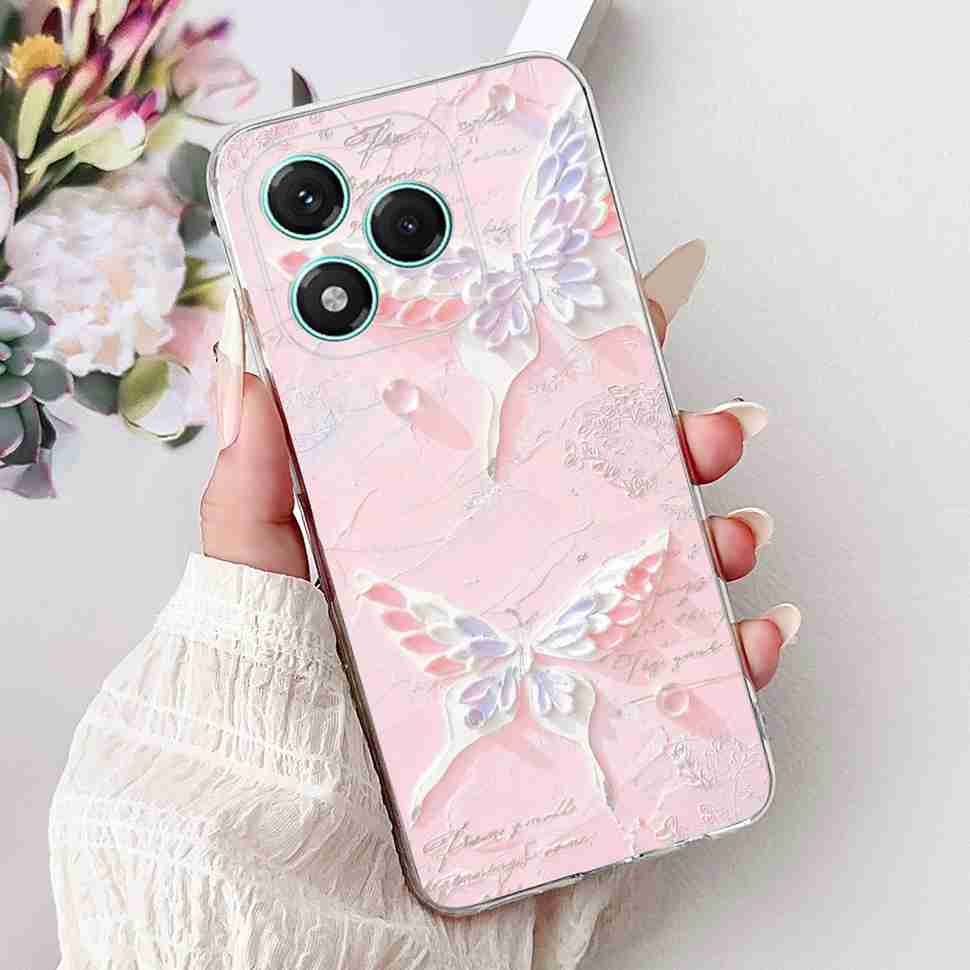For Honor 400 Lite Casing ABR-NX1 Animal Butterfly Cover Soft Silicone Case For Honor 400 Honor400 Lite Protectors Phone Shell