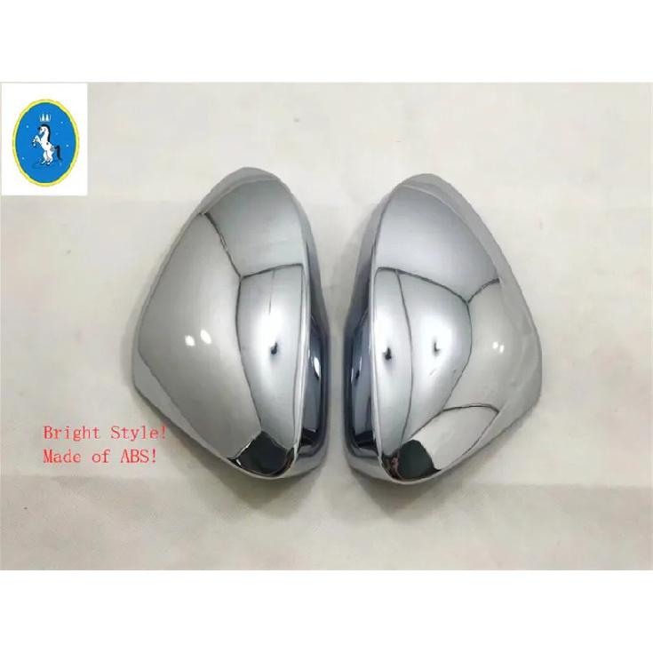 Exterior Car Door Rearview Rearview Mirror Housing Protector Shell Cover Trim Accessories For Volkswagen T-Roc T Roc 2018 - Chrome