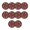 10Pcs 5Inch Hook Loop Sandpaper Sanding Discs For Angle Grinder 6 Holes for Dust Extraction Dry Wet Sanding