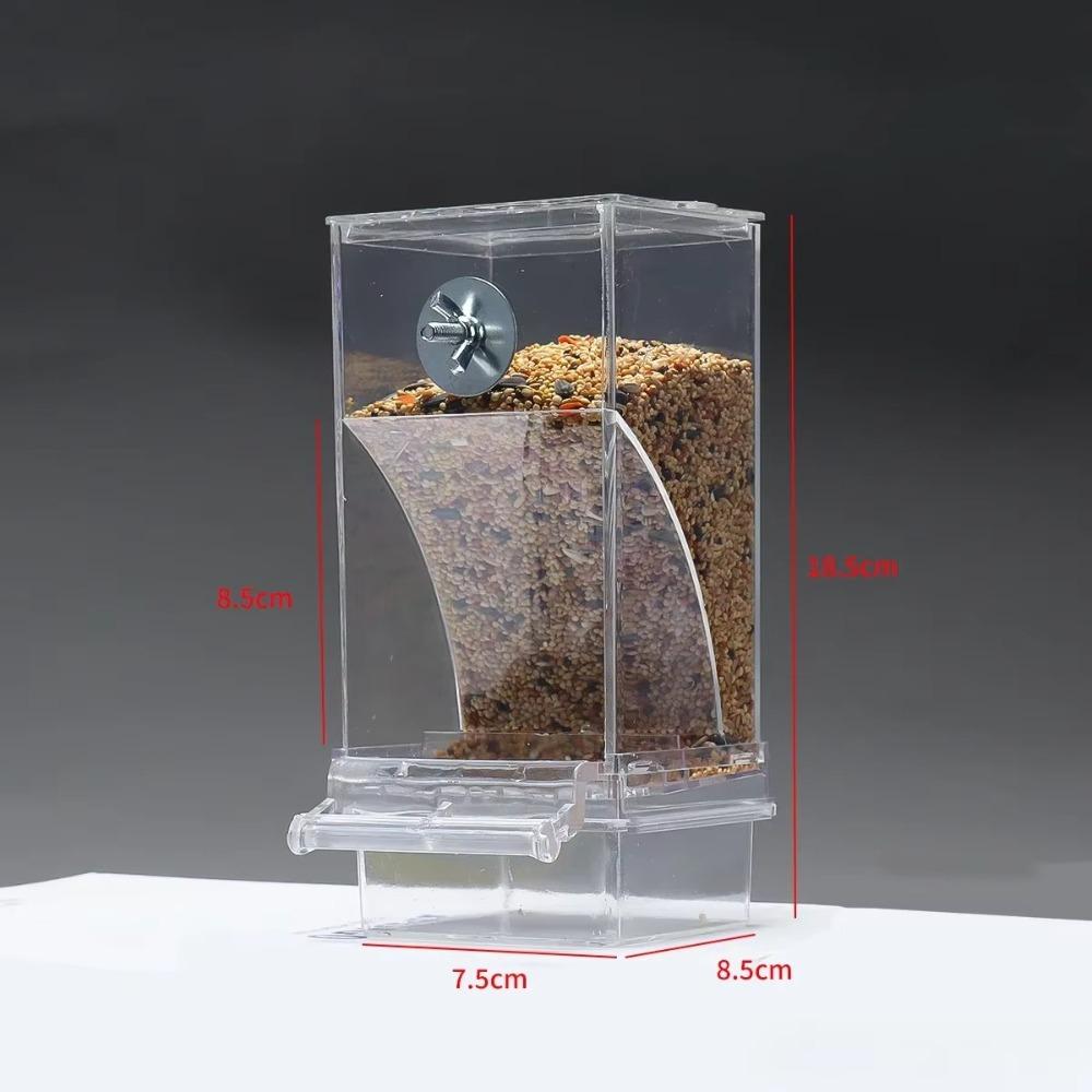 High Quality No Mess Automatic Bird Feeder Large-capacity Food Container Bird Feeders Anti-splash Birdcage Accessories