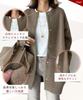 Second Roots Collarless Casual Cold Weather Mountain Girl Casual Casual Winter Perfect for Entrance Ceremonies and Korean Solid Navy Women's Coat,