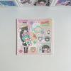 Cute Cartoon Sweet Cool Girl Stickers for Diary Journal Planner Scrapbook DIY Decoration