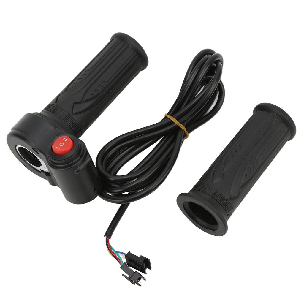 Twist Throttle Handlebar Grip Set Low Middle High Gears 12V To 99V with Button for Dirt Bike