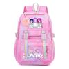 3 Piece School Backpack Set for Students Large Capacity Oxford Cloth Schoolbag with Shoulder Strap and Pencil Case