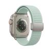 For Apple iWatch 8/9: Mountain Texture Magnetic Loop Silicone Band S11