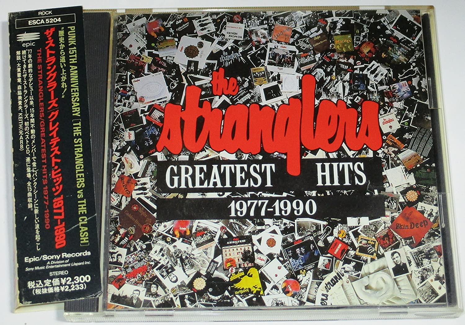 

CD STRANGLERS - Greatest Hits 1977- ESCA5204 Epic 1991 Japan ObiRock Used