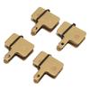 4 Pair Bike Brake Pads with Installation Tools Metal Reliable Braking Scooter Brake Pads for