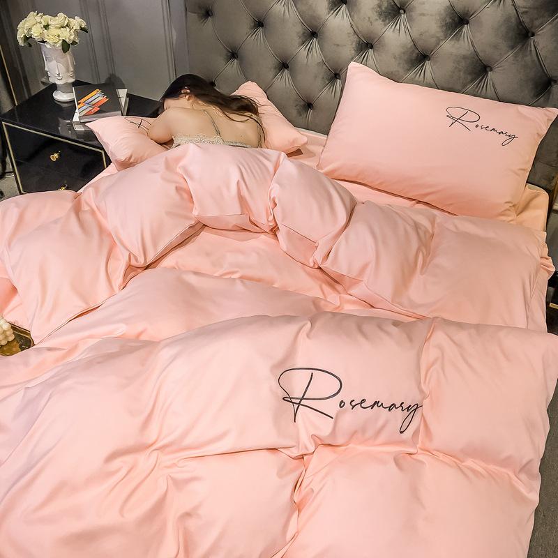 Hochwertiges Reines Baumwoll-Bettwäsche-Set für den Sommer - Exklusives 3-teiliges Set für Studenten, Wohnheime und Babyzimmer