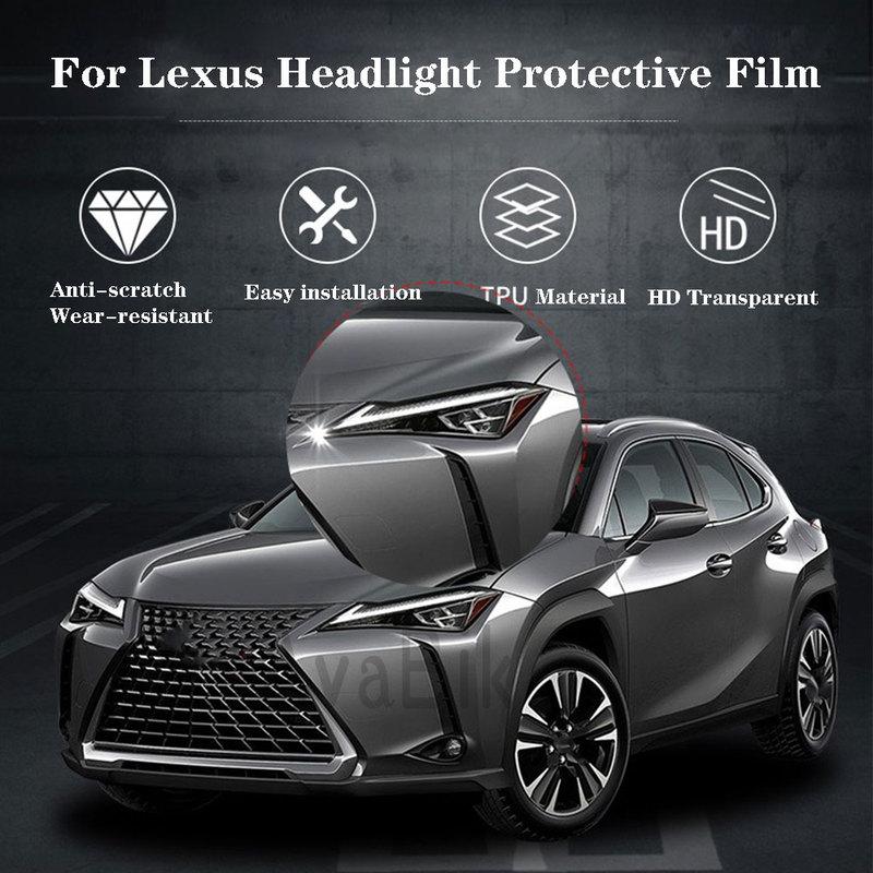 PPF For Lexus IS 2016- IS 200t 300h 250 F TPU Car Headlight Protective Film Black TPU car headlight accessories Anti-Scratch
