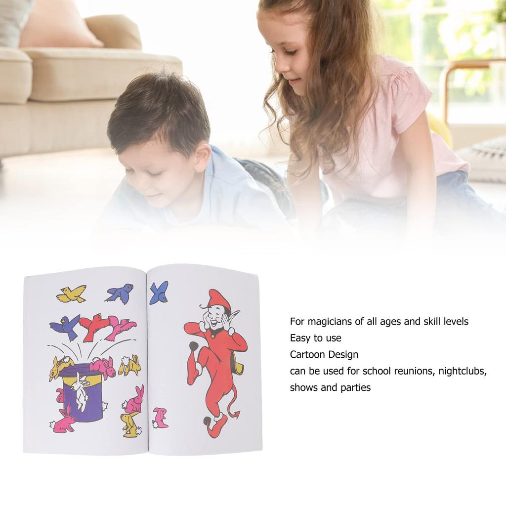 Coloring Book Magician Goods Performance Prop Cartoon Design Magic Color a Picture In 4 Seconds Your Kids Will Love It Attractive Anime Design