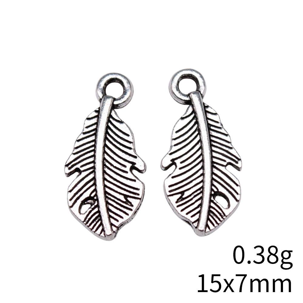 NewArrivals Charms Jewerly Making Feathers Leaf Charms Pendant Ornaments For Home Car Pendant