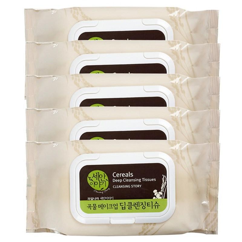 Fruitland Seanan Story Grain Deep Cleansing Tissues, 100 Sheets, 5 pcs