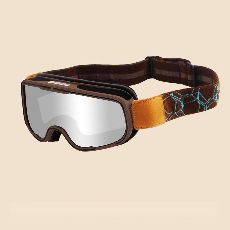 Retro Harley-Style Motorcycle Helmet