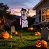 Animated Halloween Witch Decoration Lighted Haunted Sound Activated House