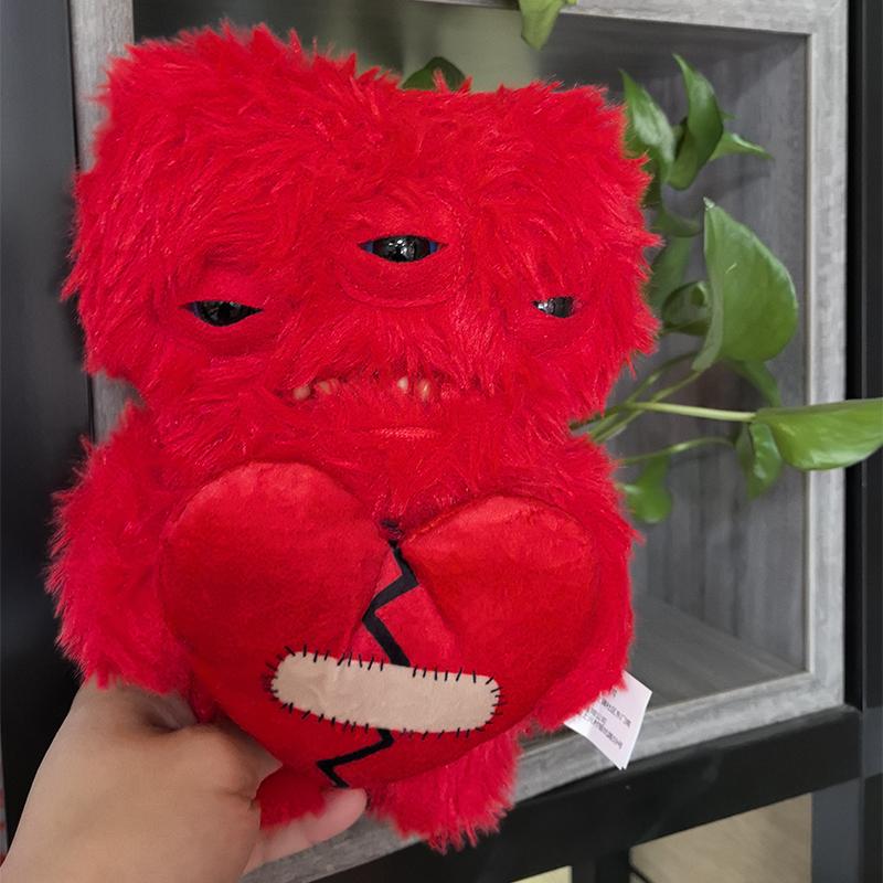 23cm Ugly Cute Monster Plush Toy Funny Tooth Creature Stuffed Animal Doll Gift For Kids