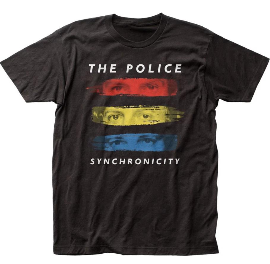 The Police Ghost Synchronicity Concert Mens T Shirt Rock And Roll Band Tee Black XL