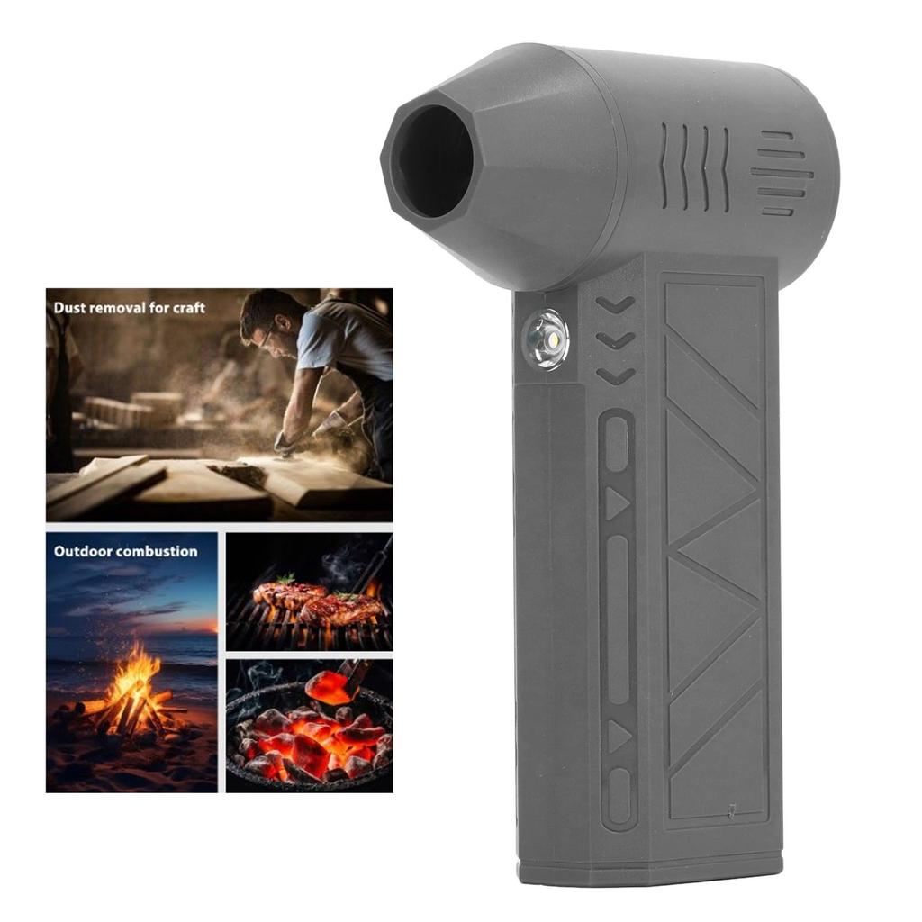 Dry Blower 4 Gear 130000RPM Cordless with LED Light Compressed Duster for Cleaning Computers Keyboards Pet H Inflation