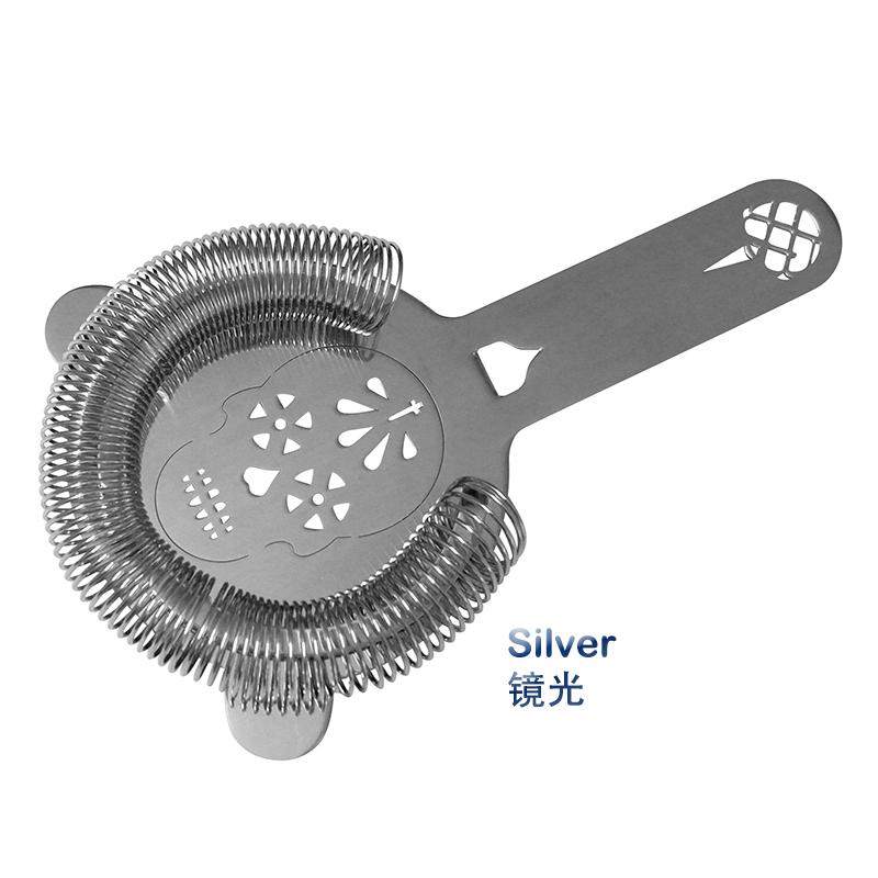 Коктейльный барный стрейнер Черепной стрейнер из нержавеющей стали Deluxe стрейнер для бара стрейнер для бармена