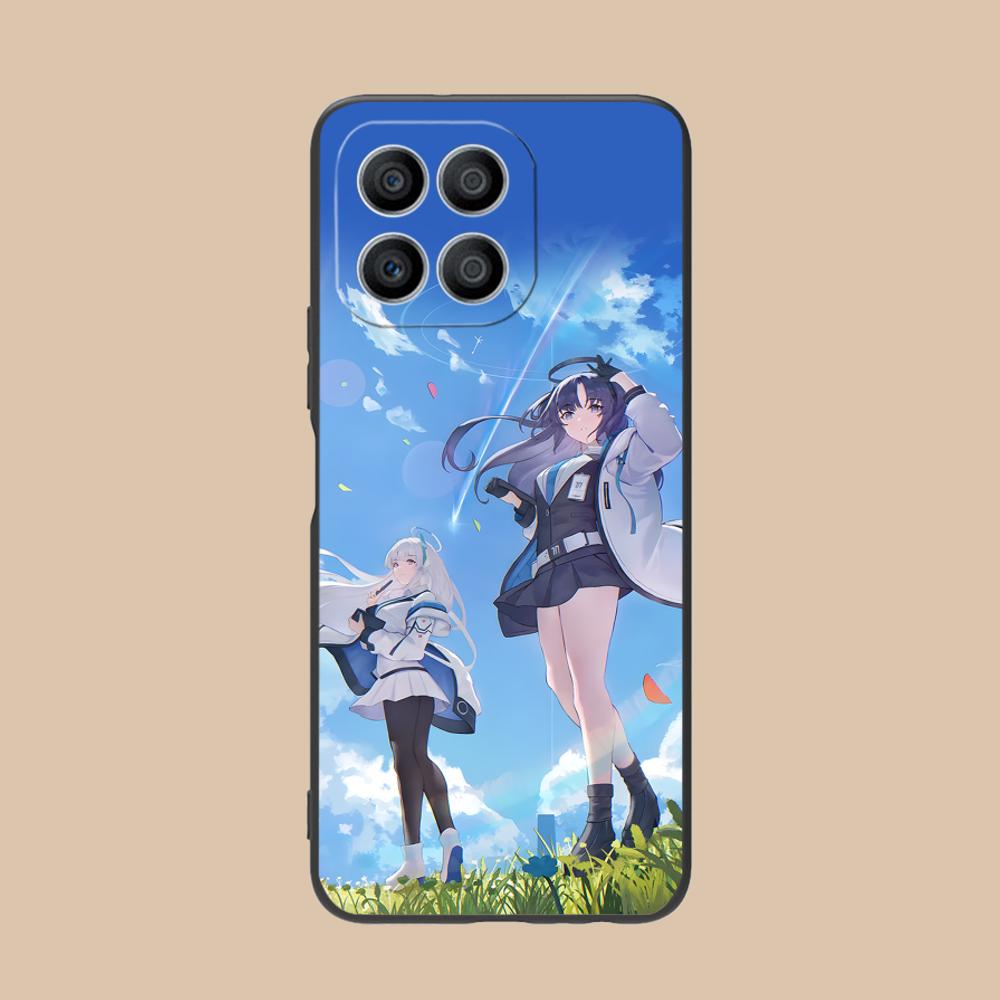 Blue Archive Yuuka Matte TPU Mobile Phone Case for Honor 90 80 70 60 50 30 20 10 9 8 7 Pro S SE Lite 5G Colorful Printing Cover