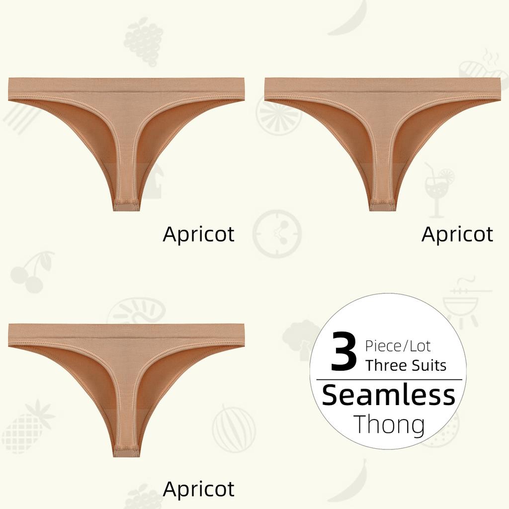Sexy kalhotky s nízkým pasem, tanga s nízkým pasem, bezešvé dámské spodní prádlo s T střihem #JS001