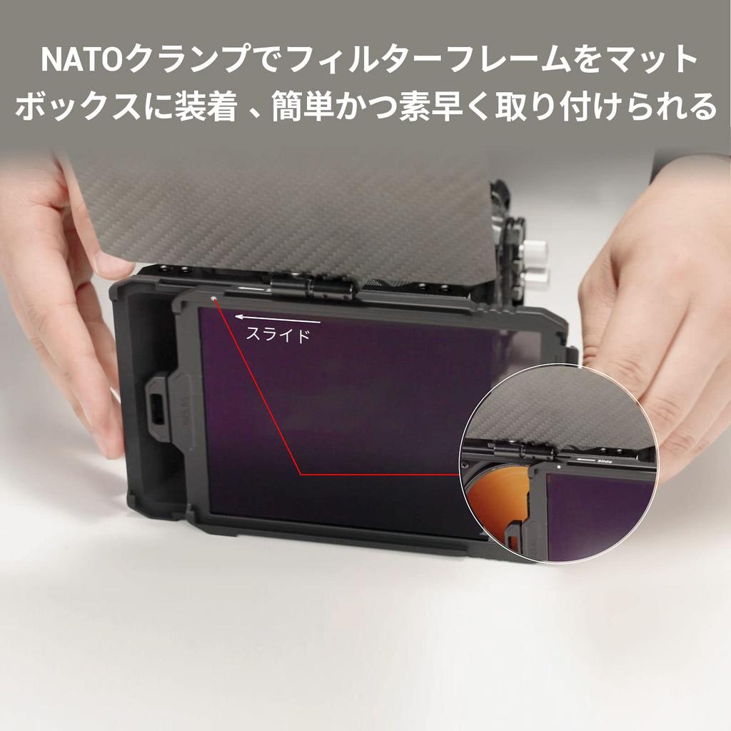 SmallRig Filter Frame Filter Tray X Filter Protector for SmallRig Mini Matte Box 3196 3319 (4 5.65'') -