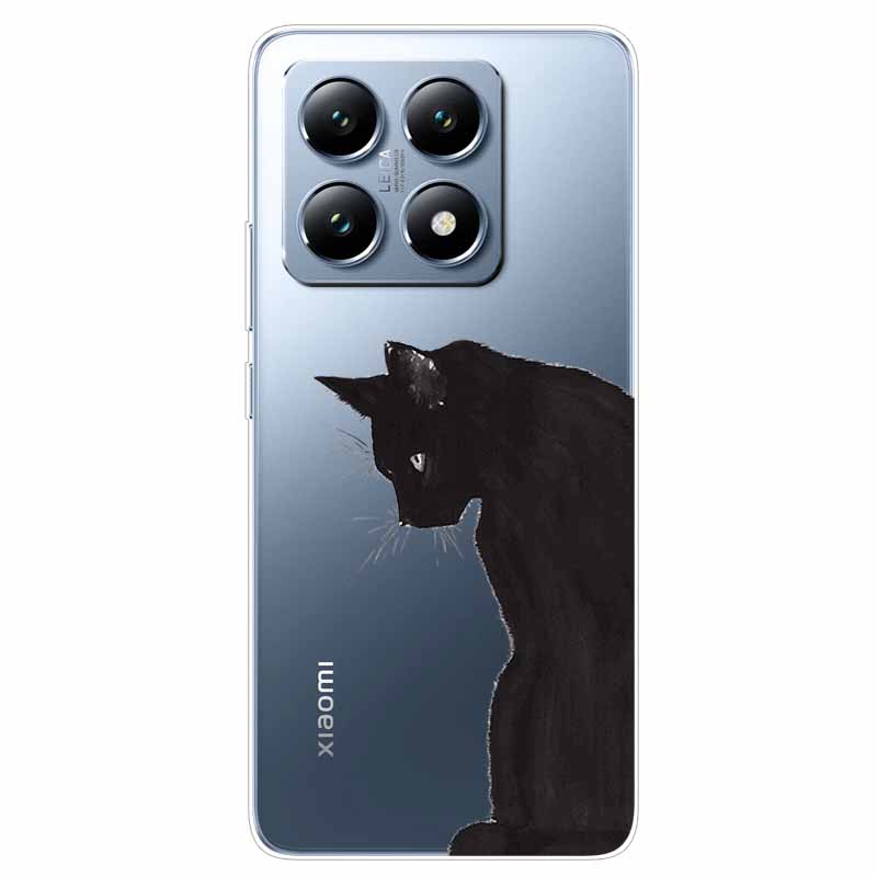 For Xiaomi 14T Case Transparent Cute Soft Silicone TPU Coque for Xiaomi 14t Pro Phone Cover Clear Capa Mi14T 14 t 14tPro Shells