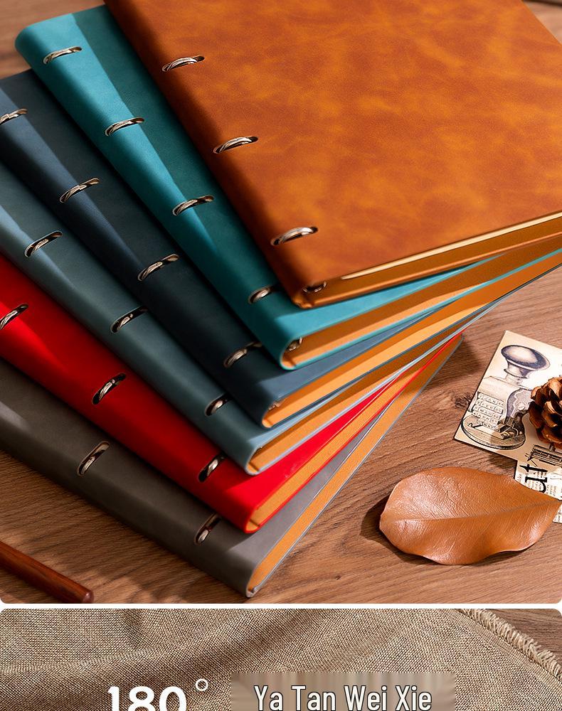 A4/B5/A5 Loose-Leaf Notebook with Custom Logo for Business or Personal Use