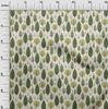 oneOone Cotton Flex Green Fabric Dotted Floral Craft Projects Decor Fabric Printed By The Yard 40 Inch