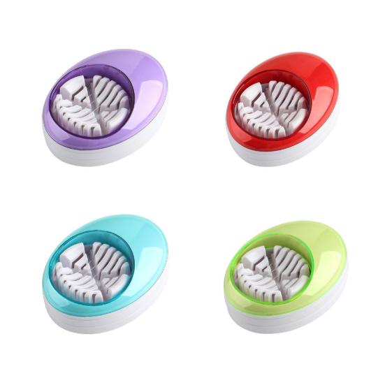 3-In-1 Stainless Steel Egg Slicer Multifunction Strawberry Banana Mushroom Fruit Vegetable Hard Boiled Eggs Cutting Tool Kitchen Gadgets