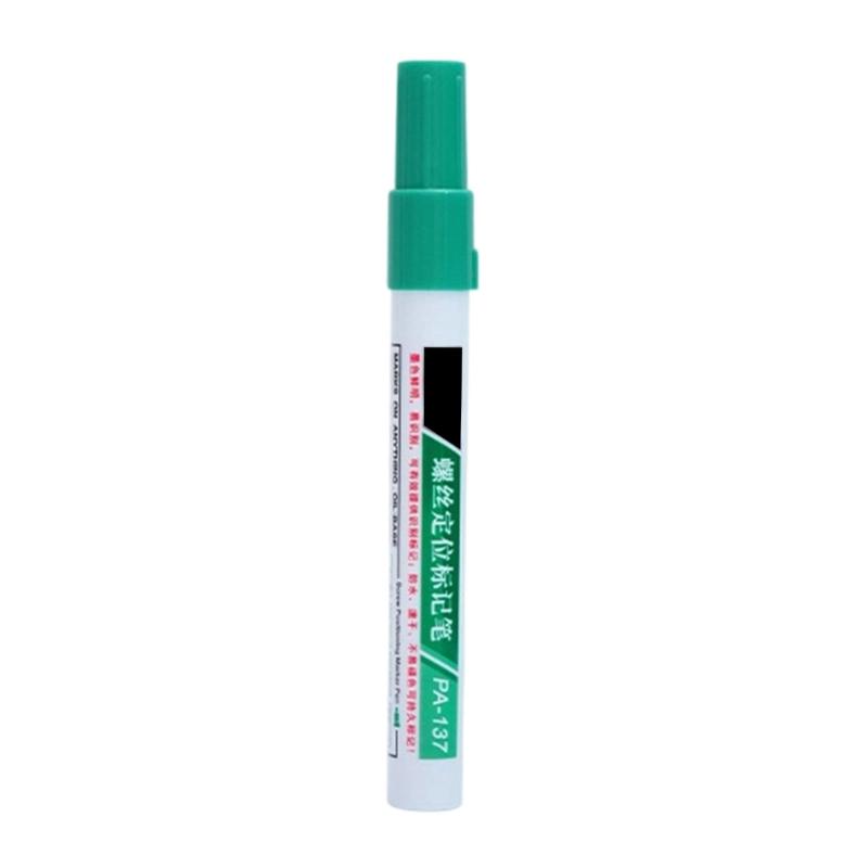 Industrial Screw Marking Pen 3mm Round Tip Portable Screw Marking Paint Marker Pen For Positioning On Metal Plastic