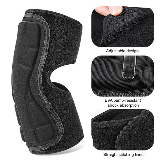 Adjustable Elbow Brace Guard for Baseball & Softball, Anti-collision Sports Protection Brace, Thickened EVA Pad Protector Youth Adults Athletic