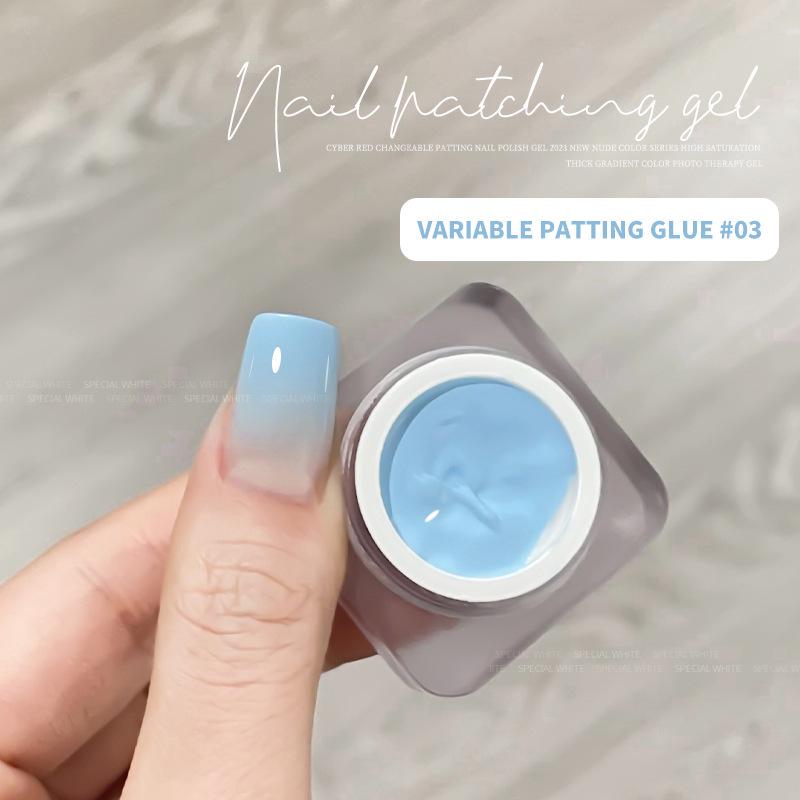 20-Color Summer Gradient Blush Gel: Versatile No-Wash Semi-Solid Nail Art