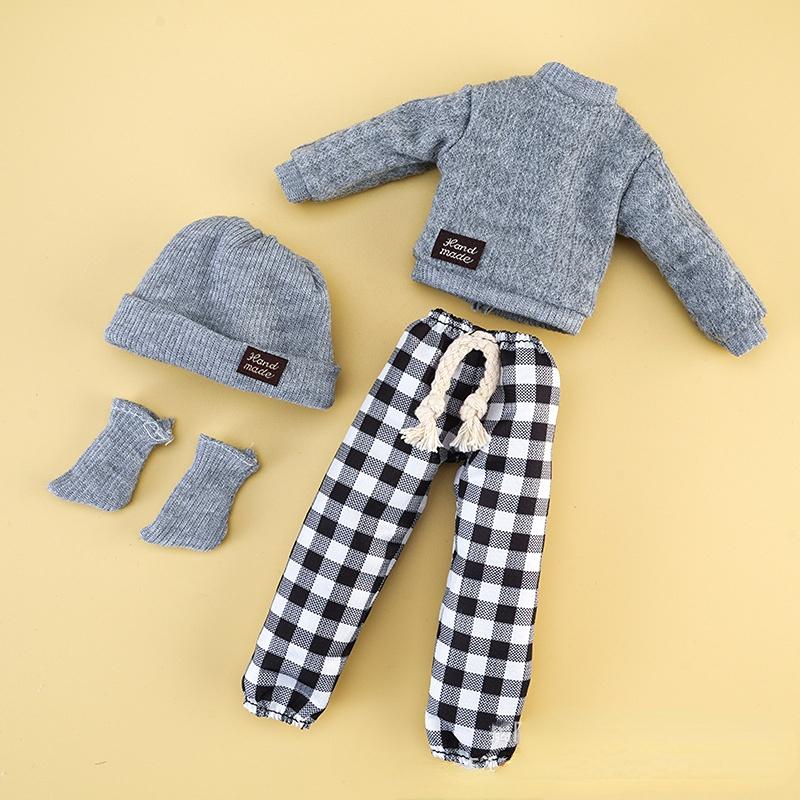 Moda Kazak Seti 1/6 Bjd Bebek Yedek Giysileri Kız veya Erkek Bebek Etek Aksesuarları 30cm Bebek Çocuk Kız Oyuncak Hediye