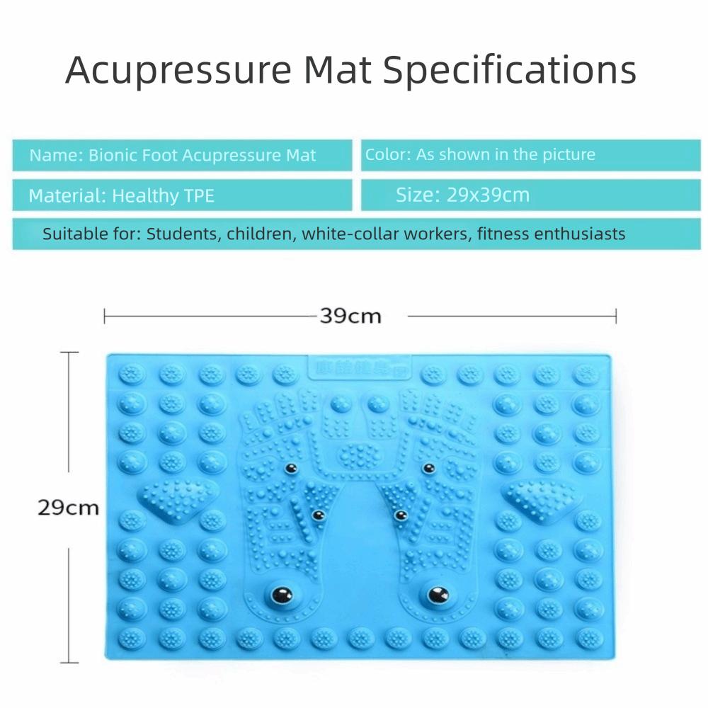 Improved Circulation Acupressure Foot Massage Mat Pressure Relief Feet Massage Pad  Home Office