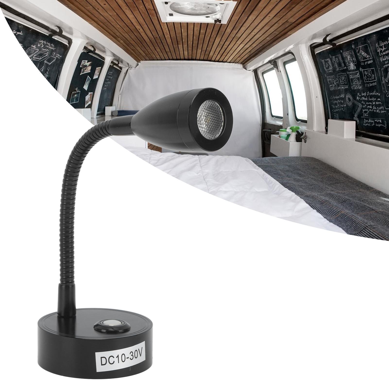 

Reading Light 10V to 30V High Brightness Color Temperature LED RV Bedside Lamp for Trucks Campers Ships Yachts