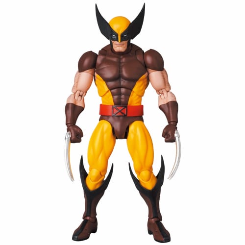 Medicom Toy MAFEX No. 138 WOLVERINE (BROWN COMIC Ver.) Pre-painted Action Figure, Approximately 145mm Tall