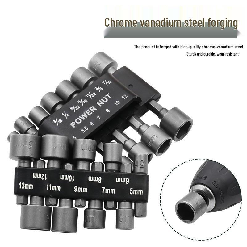 Hex Shank Screw Socket Wrench for Pneumatic and Electric Screwdrivers