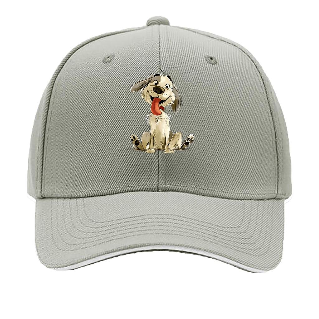 Featuring a Cartoon Dog Design Casual Headwear for Women Trendy Hats for Unisex Festive Top Hats Sandwich Baseball Cap