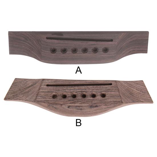 1 Set Guitar Bridge Set Multipurpose High Stability Adjustable Acoustic Guitar Rosewood Bridge