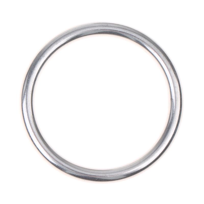 2Pcs 304 Stainless Steel Round O Ring M3 M4 M5 M6 Rust Smooth Solid Strong O Ring Fishing Yoga Hanging Welded Rings