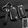 Alloy Auto Key Fob Cover Case Fit For Great Wall Haval Series Hover Series Wingle 5 6 H3 H5 H6 Series H1 Series H3 C30 C50 M4 3Buttons Housing Bag