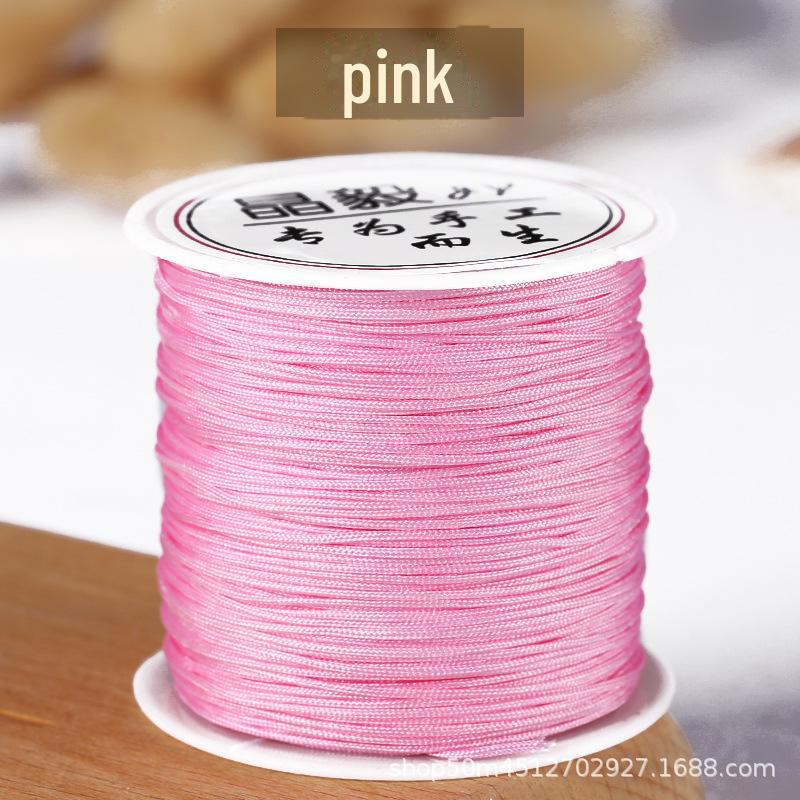 Taiwan Jade Line No. 72: 50m Hand-Woven DIY Rope for Jewelry and Beading