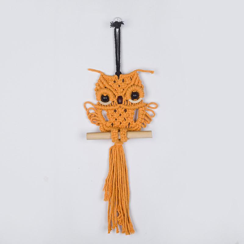 

Ручная работа. Творческие подвесные декоративные кисточки. Подарки ручной работы. Украшения для окон и стен в виде мультяшной совы. Украшения для дома.