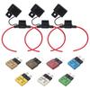Automatic Reset Circuit Fuse Breakers w/ Fuse Holder Kit For Car/RV/Boat/Marine